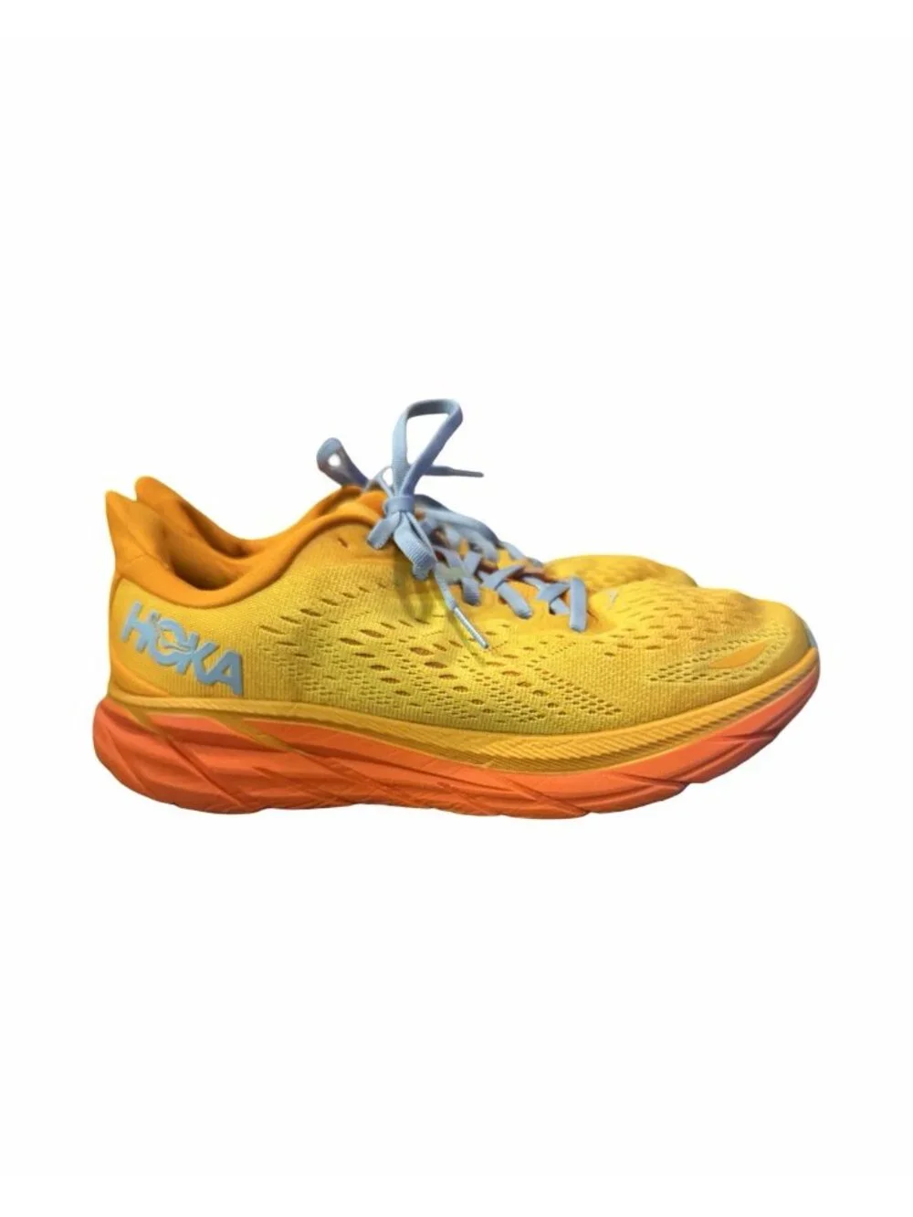 Hoka One One Clifton 8 Men’s Size 8.5 D Yellow Maize Running Shoes 1119393-RYMZ